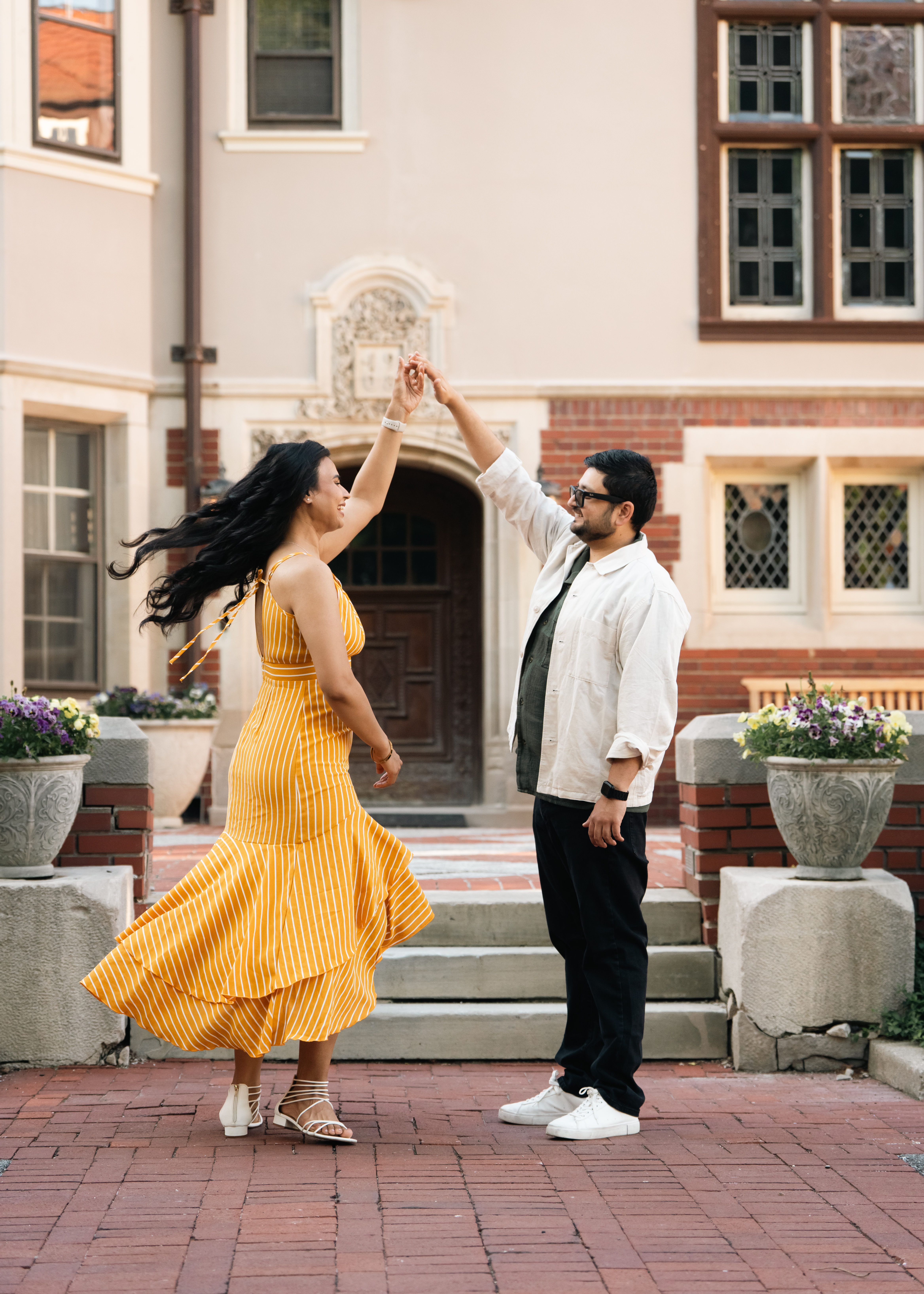 Avisha and Arpan portrait