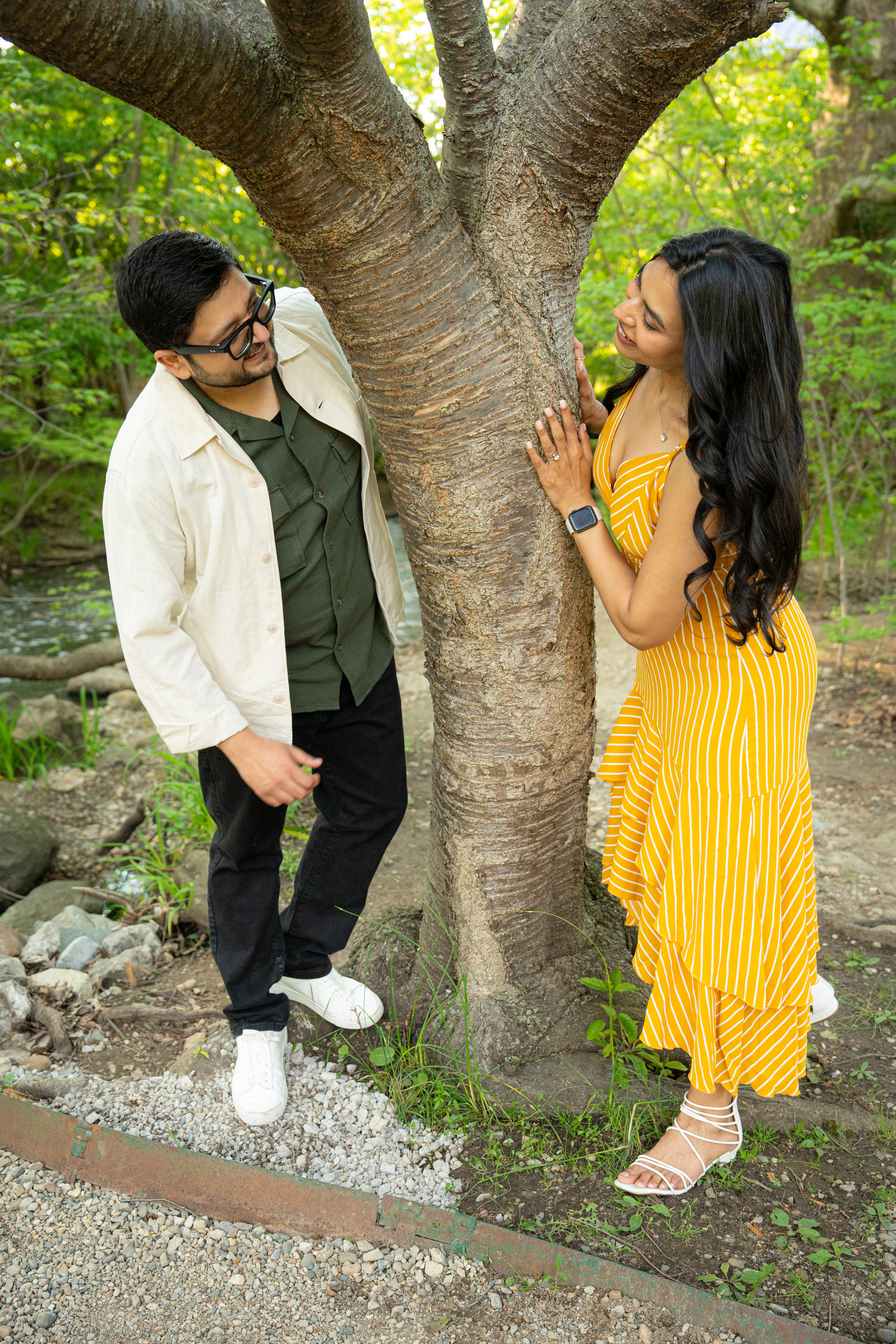 Avisha and Arpan portrait