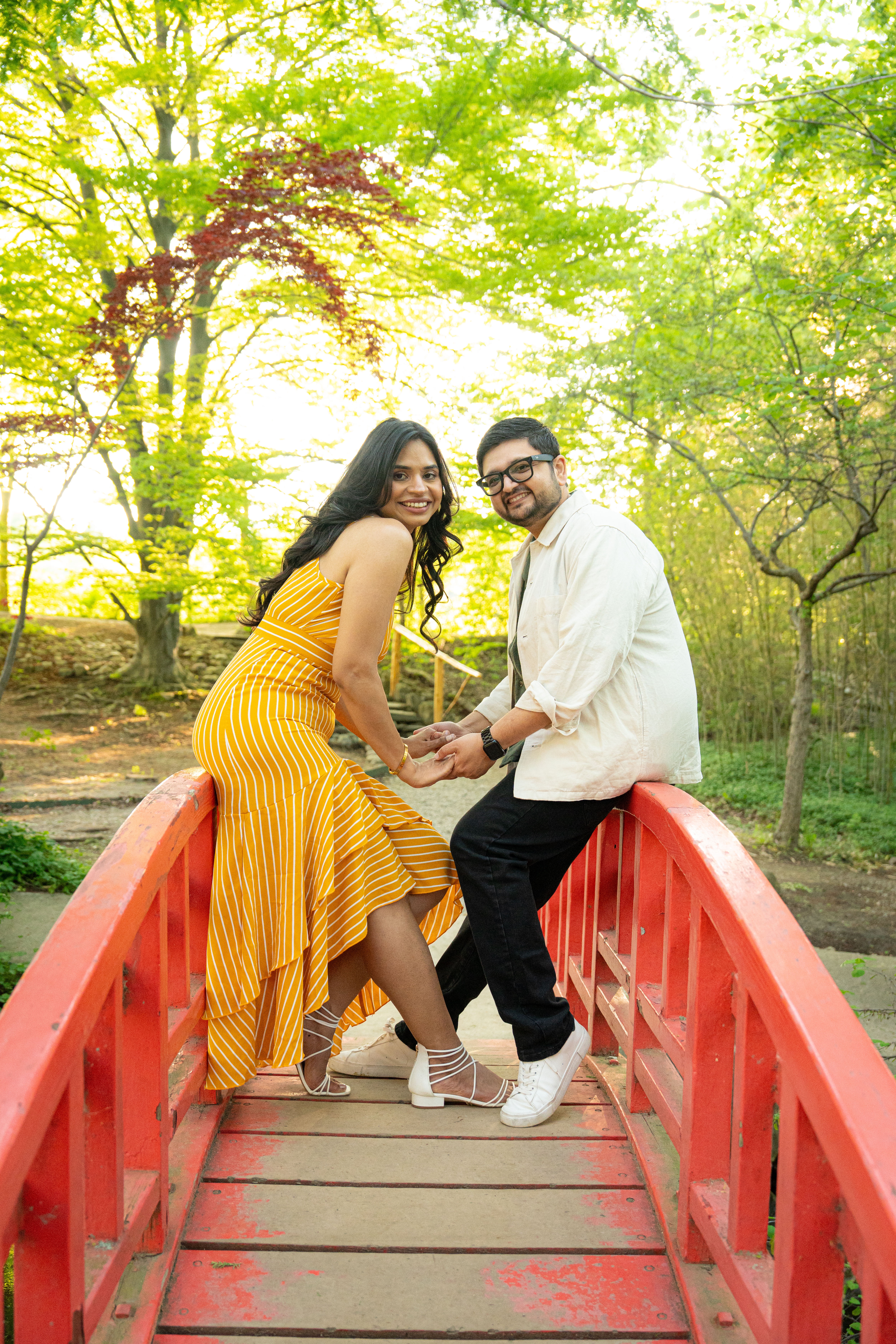 Avisha and Arpan engagement photo
