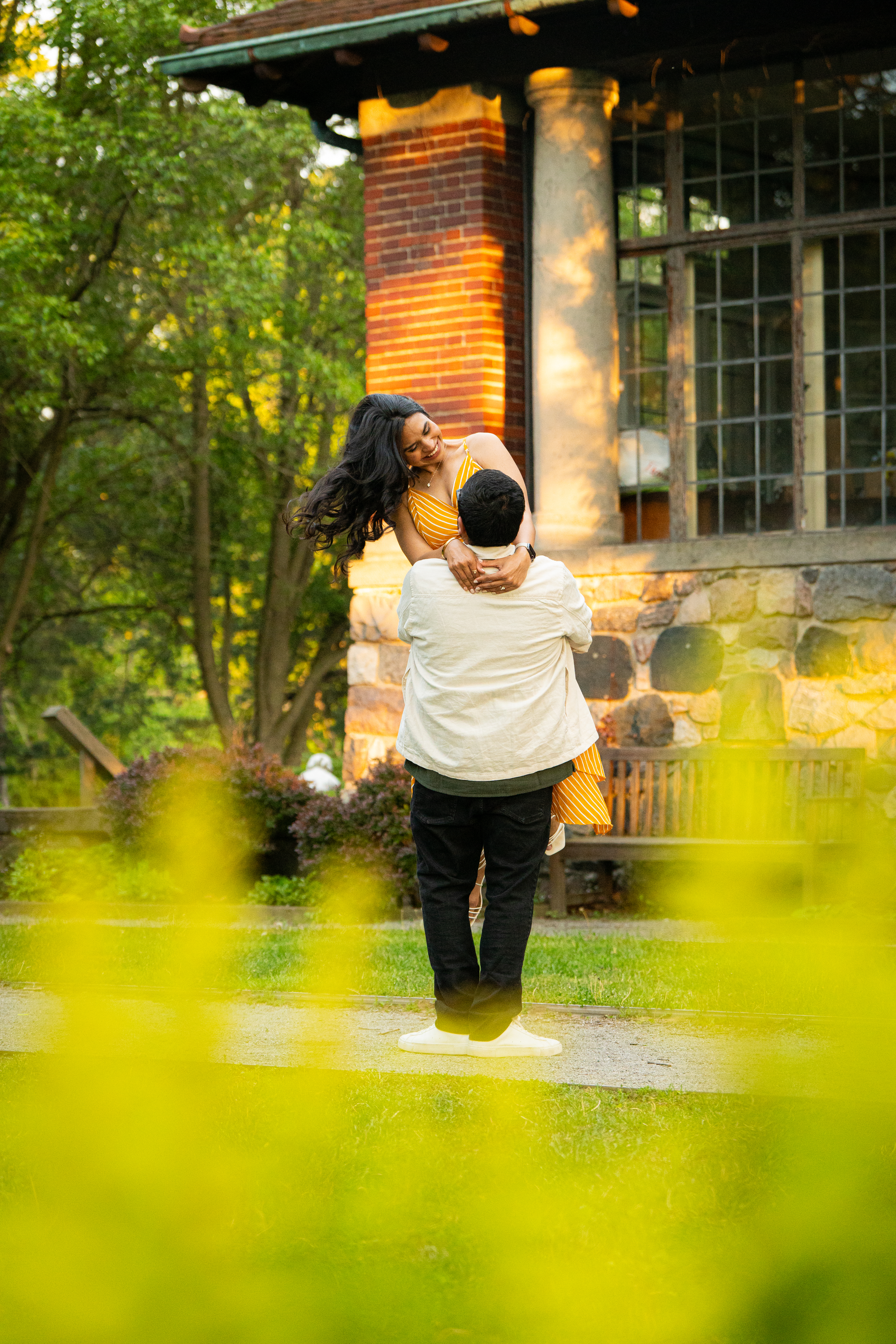 Avisha and Arpan candid photo